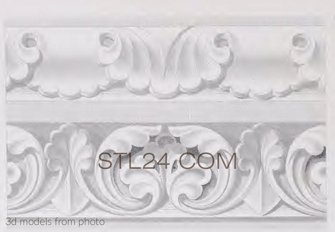 Фризы (FRIESE_0210 -  | 3D model 3DSMAX / OBJ / STL) 3D модель для ЧПУ станка